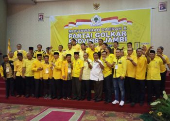 Terpilih Secara Aklamasi, Cek Endra Pimpin Golkar Jambi