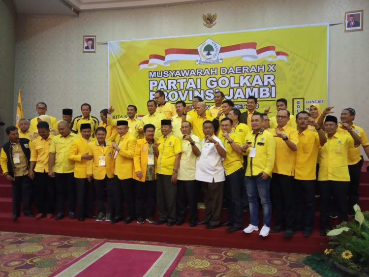 Terpilih Secara Aklamasi, Cek Endra Pimpin Golkar Jambi
