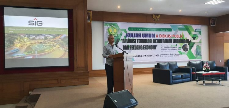 DPP Alumni Hadirkan PT SBI dalam Kuliah Umum Univ Bung Hatta