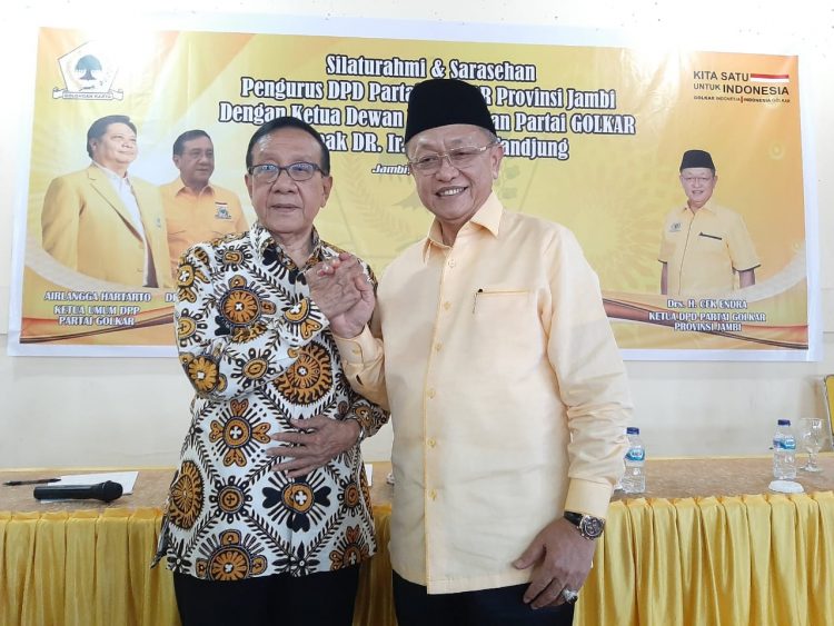Akbar Tanjung Pastikan, Golkar Dukung Cek Endra ke Pilgub Jambi
