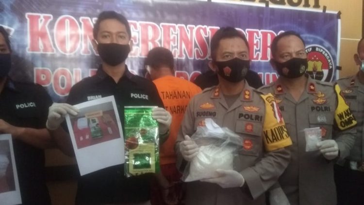 Polres Sarolangun Amankan 1 Kg Sabu, Senilai 1,2 Miliar