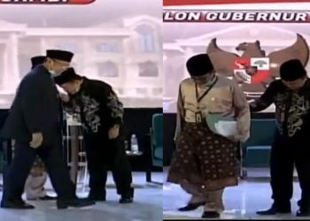 Debat Kandidat Ditutup, Al Haris Cium Tangan Lalu Gandeng Fachrori Turun Panggung