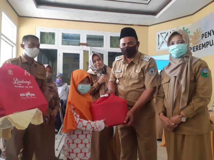Plt Bupati Sarolangun Serahkan Bantuan Spesifik untuk Perempuan dan Anak