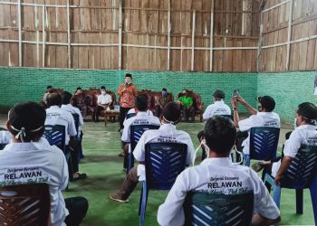 Patuhi Protokol Kesehatan, Pelantikan Tim Pemenangan Haris-Sani Dibagi Dua Sesi