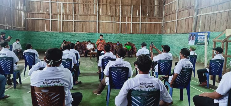 Patuhi Protokol Kesehatan, Pelantikan Tim Pemenangan Haris-Sani Dibagi Dua Sesi