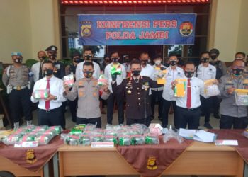Polda Jambi Amankan 31 Kilogram Sabu