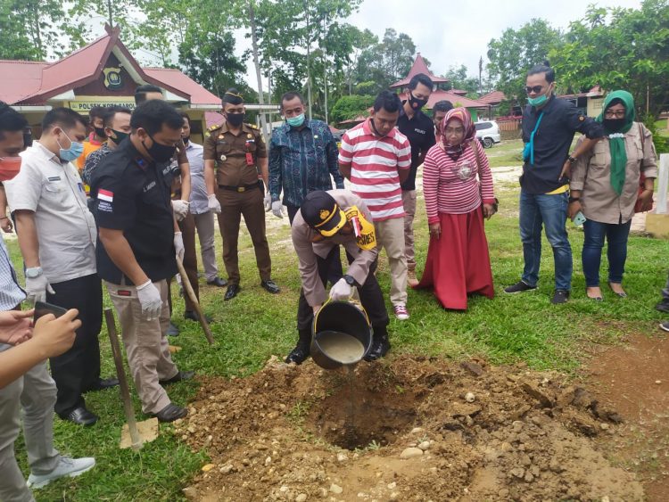 Polres Sarolangun Musnahkan BB Sabu Hampir 1 Kg