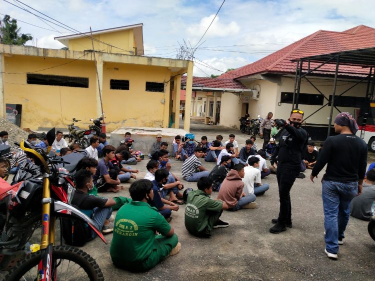 Polres Merangin Amankan Puluhan Pelajar