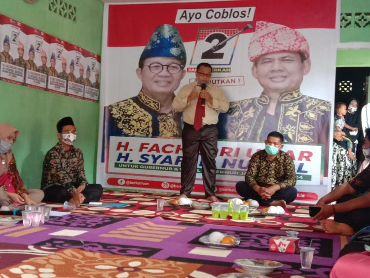Tim Berkah 5 targetkan 80 persen kemenangan di Kabupaten Tanjabtim pada Selasa (27/10). FOTO: IST
