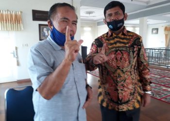 M Rahman, Ketua Tim Pemenangan Cek Endra Mengalihkan Dukungannya ke Fachrori-Syafril, Sabtu (31/10).