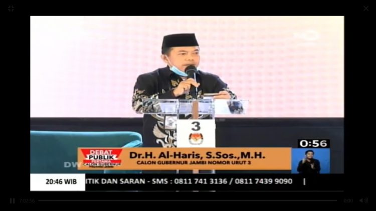 Debat Kandidat, Hanya Al Haris Peduli Milenial yang Butuh Pekerjaan