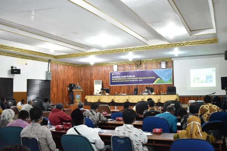 Konsultasi Publik Terkait Revisi Tata Ruang Wilayah (RTRW) Kabupaten Sarolangun, Kamis (26/11). FOTO: IST