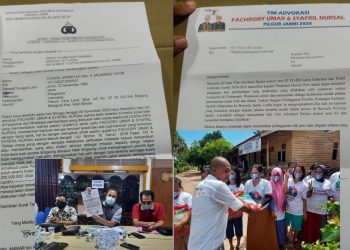 Tim Advokasi FU-SN Laporkan Tim Haris-Sani ke Mapolda Jambi,  Sarbaini: “Laporan Itu Atas Dasar apa?”