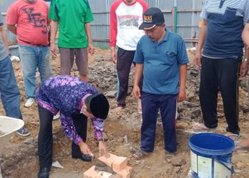 Al Haris Letakkan Batu Pertama, Masjid Megah di Kembar Lestari I Resmi Dibangun