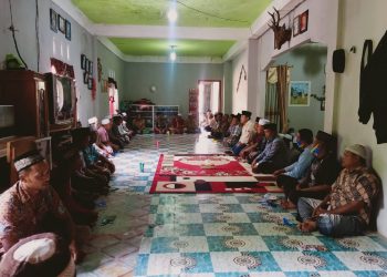 Hadiri Haul Warga di Betung Bedarah, KH Fauzi Mansyur Doakan Al Haris jadi Gubernur