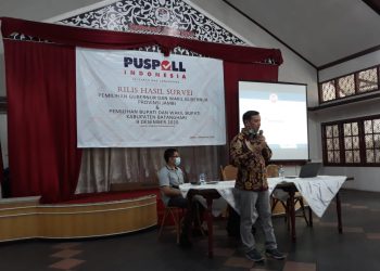 Puspoll Indonesia: Elektabilitas CE-Ratu Munawaroh Tertinggi