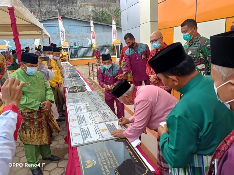 Bupati Tanjabbar Resmikan Bank 9 Jambi di Kecamatan Tebing Tinggi