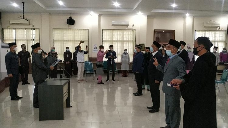 Maulana Lantik Pejabat Pengelola Barang dan Jasa