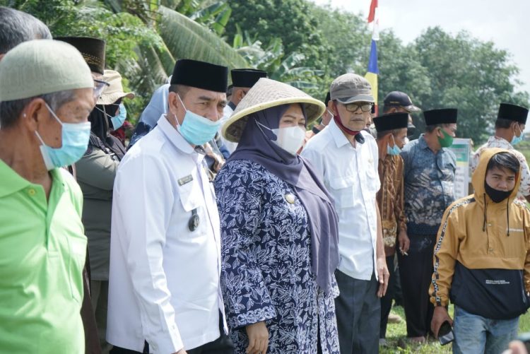 Masnah Hadiri ‘Sedekah Payo, Turun ke Umo’ Gabungan Kelompok Tani Senaung