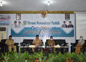 Wabup Sarolangun Buka Kegiatan Forum Konsultasi Publik