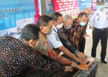Dirjen Kemenhubdat RI Resmikan Pelabuhan Roro Kualatungkal
