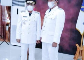 Pelantikan Bupati – Wakil Bupati Tanjabbar Ketat Prokes di Rumdis Gubernur Jambi
