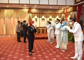Tantangan Berat, Bupati – Wakil Bupati Tanjabbar Dilantik di Tengah Pandemi Corona