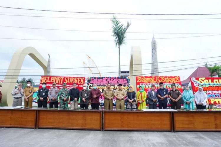 Syafrial Resmikan Proyek Fisik Infrastuktur Tahun 2016-2020