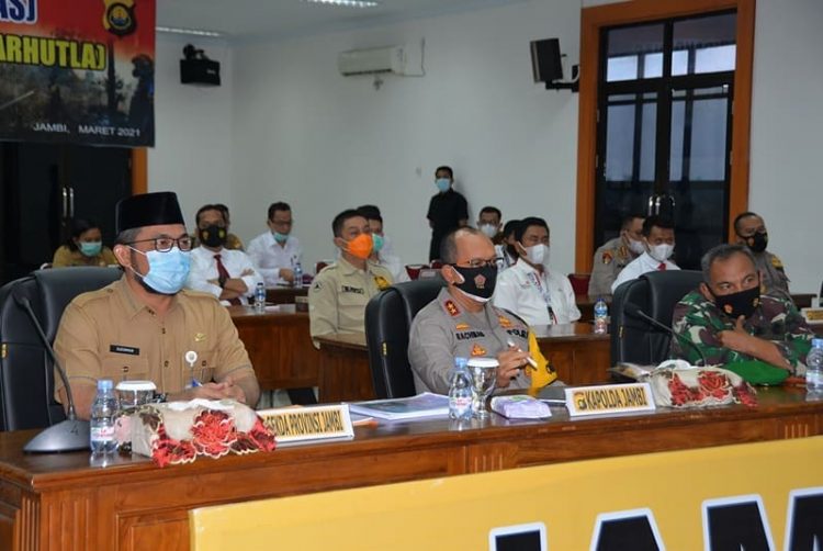 Sekda Tegaskan, Sinergitas Pemerintah dengan Forkompimda Cegah Karhutla di Jambi