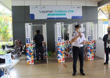Kadishub Jambi Apresiasi Penggunaan Tes GeNose C19 di Bandara Sultan Thaha
