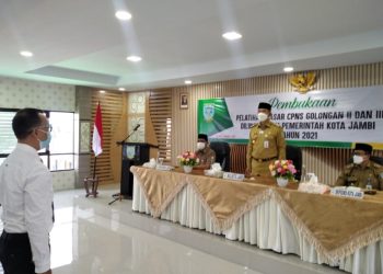 Wali Kota Fasha Buka Pelatihan Dasar CPNS Golongan II dan III