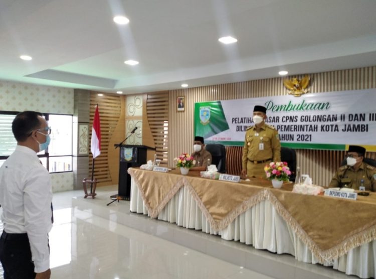 Wali Kota Fasha Buka Pelatihan Dasar CPNS Golongan II dan III