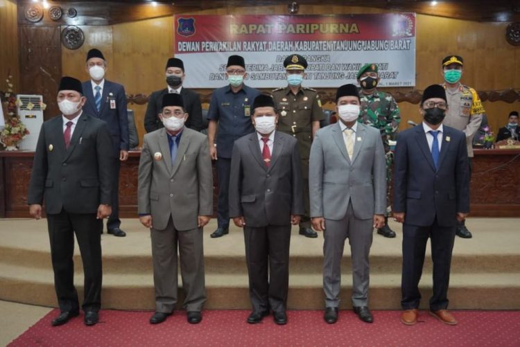 DPRD Tanjabbar Gelar Paripurna Sertijab Bupati
