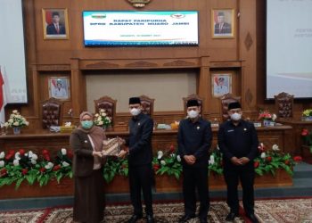 DPRD Muarojambi Gelar Paripurna LKPJ Bupati Tahun 2020