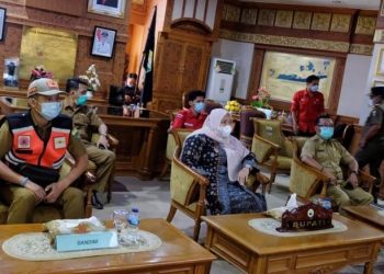 Bupati Masnah Hadiri Arahan Presiden RI Terkait Penanganan Karhutla