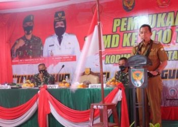 Wabup BBS Buka Kegiatan TMMD ke-110 Tahun 2021
