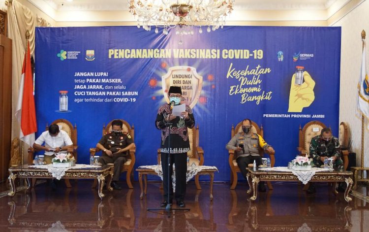 Fachrori: Provinsi Jambi Dukung dan Siap Sukseskan Vaksinasi Covid-19