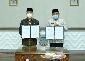 Silaturahmi dengan Wali Kota Jambi, Fachrori Bawa Kado Pembangunan