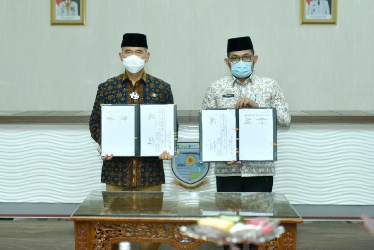 Silaturahmi dengan Wali Kota Jambi, Fachrori Bawa Kado Pembangunan