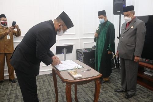 Sekdaprov Jambi Lantik Pejabat Fungsional Lingkup Pemrov Jambi