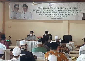 Bupati Minta Qori-Qoriah Tanjabbar Maksimal Tampilkan Potensi dan Kemampuan di MTQ 2021