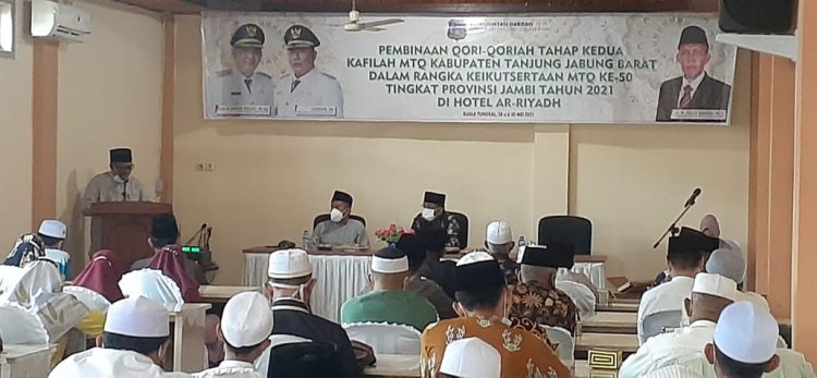 Bupati Minta Qori-Qoriah Tanjabbar Maksimal Tampilkan Potensi dan Kemampuan di MTQ 2021