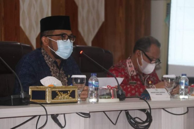 Sekdaprov Jambi Pimpin Rapat Persiapan Penyambutan Gubernur Jambi Hasil Pilkada 2020