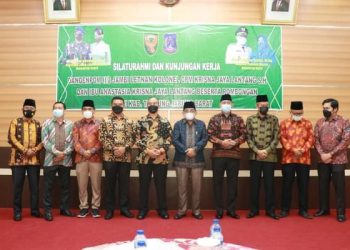 Bupati Tanjabbar Sambut Silaturahmi Dadenpom II/II Jambi