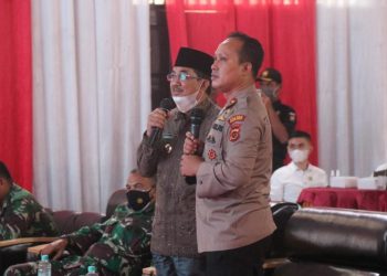Bupati Tanjab Barat Hadiri Peresmian Mapolsek Tebing Tinggi