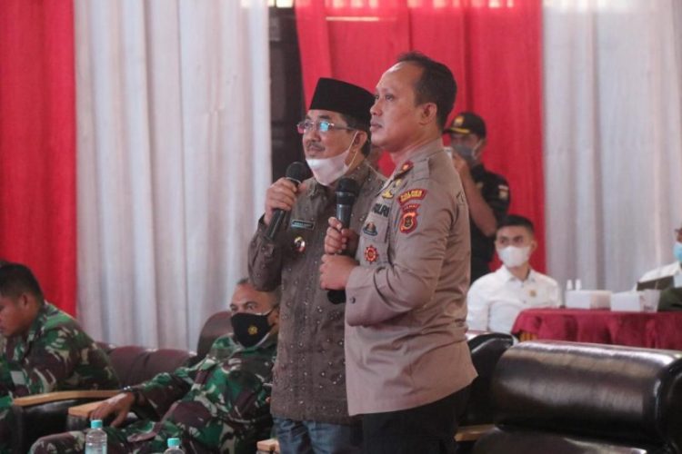 Bupati Tanjab Barat Hadiri Peresmian Mapolsek Tebing Tinggi