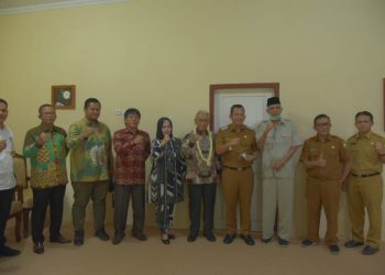 Wakil Bupati Muaro Jambi Sambut Kedatangan Wakil Bupati Banyuasin