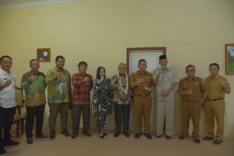 Wakil Bupati Muaro Jambi Sambut Kedatangan Wakil Bupati Banyuasin