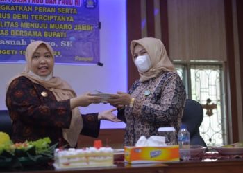 Bupati Muaro Jambi Buka Workshop Pembekalan POKJA PAUD dan PAUD HI