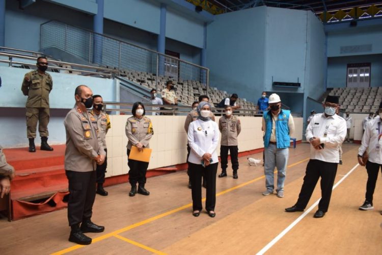 Kapolda dan Gubernur Jambi Cek Kesiapan Lokasi Vaksinasi Massal Serentak